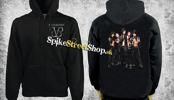 BLACK VEIL BRIDES - Logo - čierna pánska mikina na zips