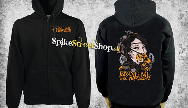 BRING ME THE HORIZON - Silence Woman - čierna pánska mikina na zips
