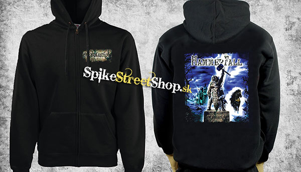 HAMMERFALL - Revolution - čierna pánska mikina na zips