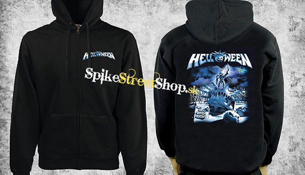 HELLOWEEN - My God Given Right - čierna pánska mikina na zips