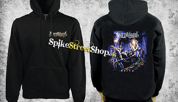KORPIKLAANI - Noita - čierna pánska mikina na zips
