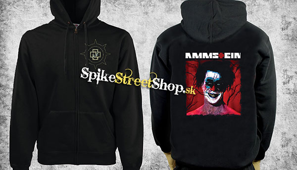 RAMMSTEIN - Clown - čierna pánska mikina na zips