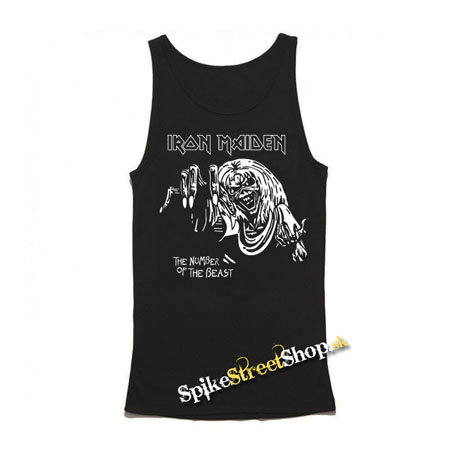 IRON MAIDEN - Number Of The Beast - Mens Vest Tank Top - čierne