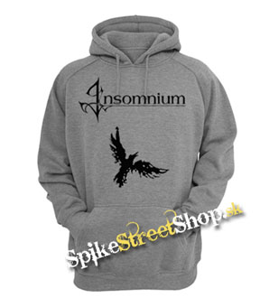 INSOMNIUM - Bird - šedá pánska mikina