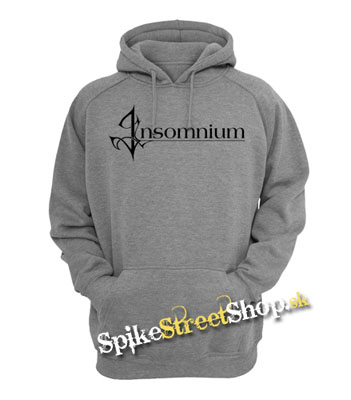 INSOMNIUM - Logo - šedá pánska mikina