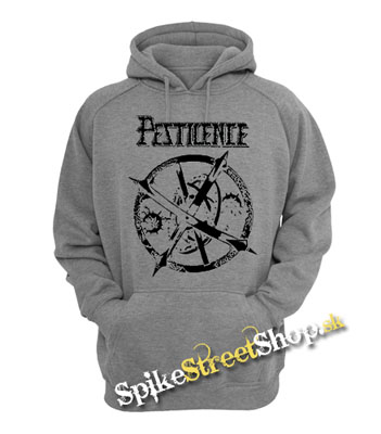 PESTILENCE - Crest - šedá pánska mikina