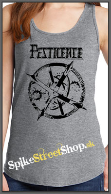 PESTILENCE - Crest - Ladies Vest Top - šedé