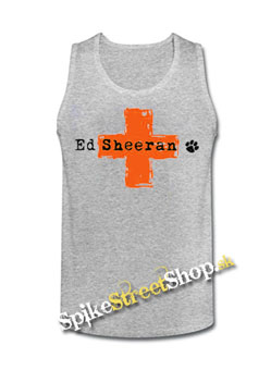 ED SHEERAN - Plus - Mens Vest Tank Top - šedé