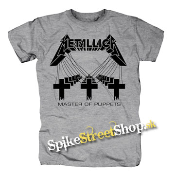 METALLICA - Master Of Puppets - sivé pánske tričko