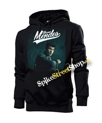 SHAWN MENDES - Logo & Portarit - čierna pánska mikina 