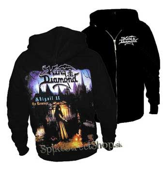 KING DIAMOND - Abigail II - čierna pánska mikina na zips