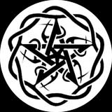 PENTAGRAM - Tribal Pentacle - odznak