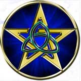 TRIQUETRA - PENTAGRAM - odznak