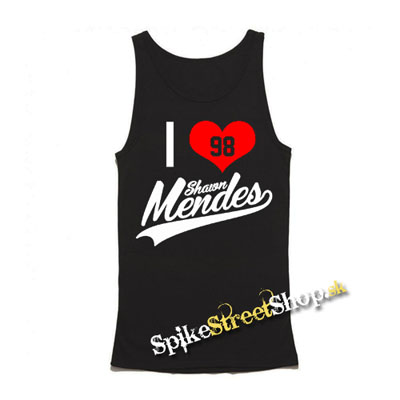 I LOVE SHAWN MENDES - Mens Vest Tank Top - čierne