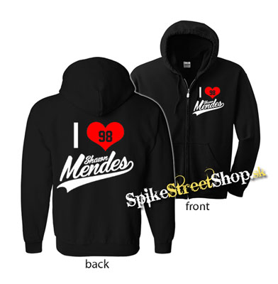 I LOVE SHAWN MENDES - mikina na zips