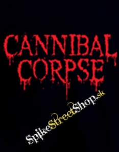 CANNIBAL CORPSE - Red Logo - chrbtová nášivka