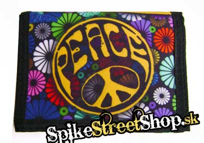 PEACE - Multiflower - peňaženka