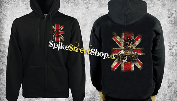 GB DESTROYER - Punk - čierna pánska mikina na zips