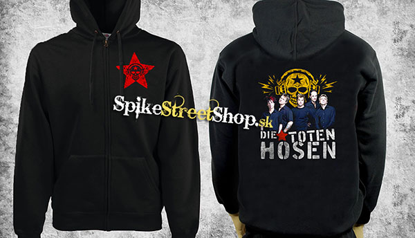 DIE TOTEN HOSEN - Band - čierna pánska mikina na zips