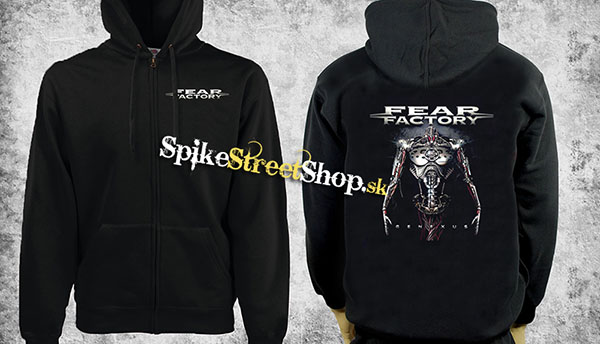 FEAR FACTORY - Genexus - čierna pánska mikina na zips