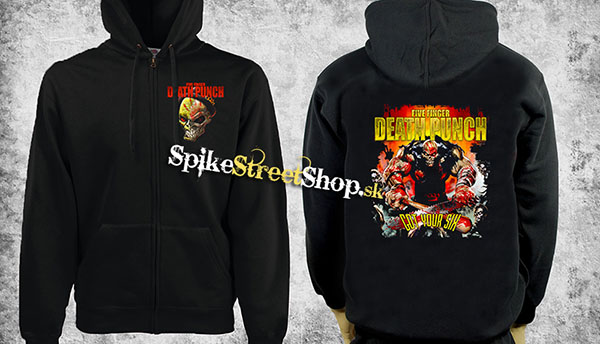 FIVE FINGER DEATH PUNCH - Got Your Six - čierna pánska mikina na zips