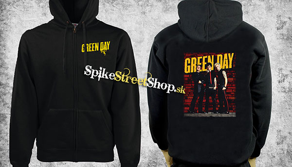 GREEN DAY - Band - čierna pánska mikina na zips