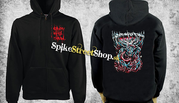 HEAVEN SHALL BURN - Dragon - čierna pánska mikina na zips
