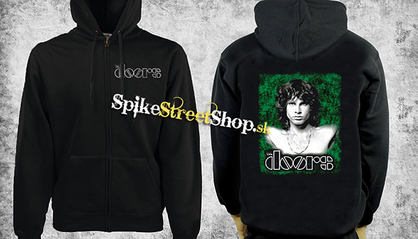 JIM MORRISON - Portrait - čierna pánska mikina na zips