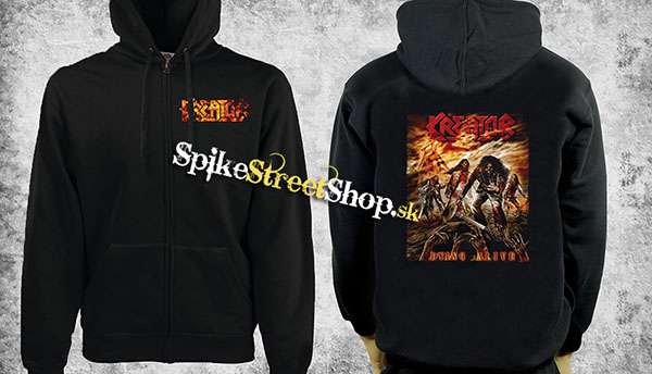 KREATOR - Dying Alive - čierna pánska mikina na zips