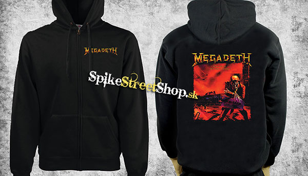 MEGADETH - Peace Sells - čierna pánska mikina na zips