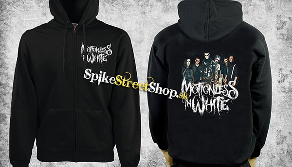 MOTIONLESS IN WHITE - Logo - čierna pánska mikina na zips