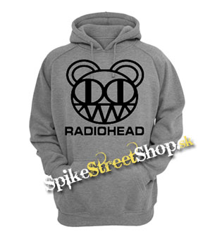 RADIOHEAD - Logo - šedá pánska mikina