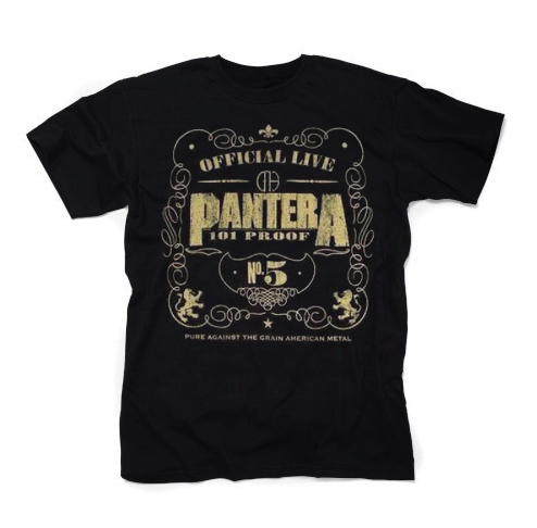 PANTERA - 101 Proof - čierne pánske tričko
