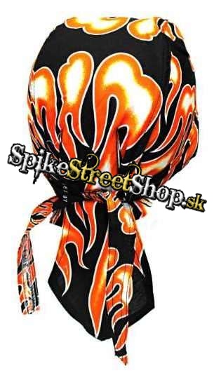 Bandana šatka - ORANGE FLAMES