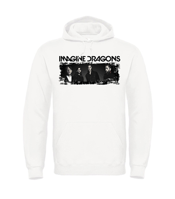 IMAGINE DRAGONS - Band - Biela pánska mikina 