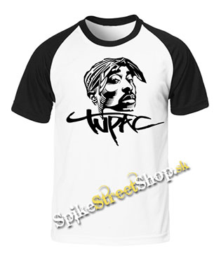 2 PAC - Portrait - dvojfarebné pánske tričko