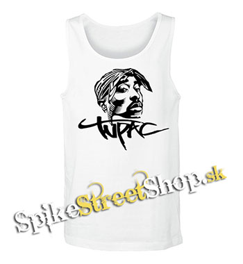 2 PAC - Portrait - Mens Vest Tank Top - biele