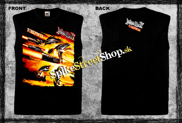 JUDAS PRIEST - Firepower - čierne pánske tričko bez rukávov