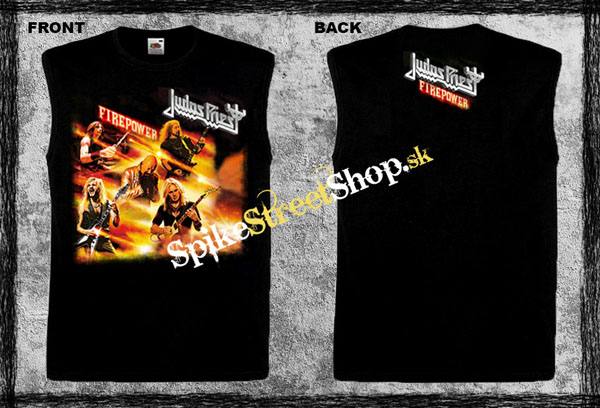 JUDAS PRIEST - Firepower Band - čierne pánske tričko bez rukávov