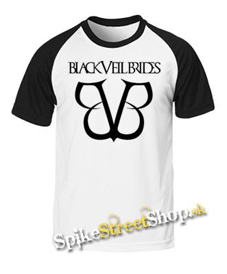 BLACK VEIL BRIDES - Logo 2 - dvojfarebné pánske tričko