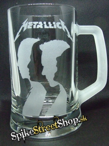 Sklenený krígel METALLICA - Band Silhouettes