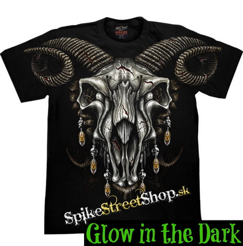 FANTASY MOTIVES - Occult Symbols - čierne pánske tričko