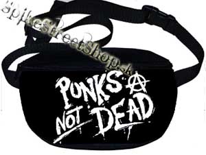 Ľadvinka PUNKS NOT DEAD - White Slogan
