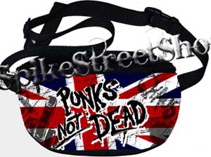 Ľadvinka PUNKS NOT DEAD - Slogan na U.K. zástave