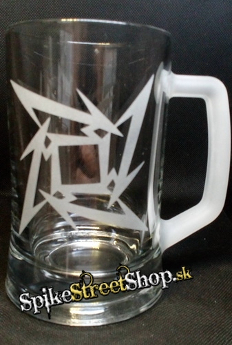 Sklenený krígel METALLICA - Ninja Star