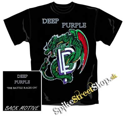 DEEP PURPLE - The Battle Rages On - čierne pánske tričko