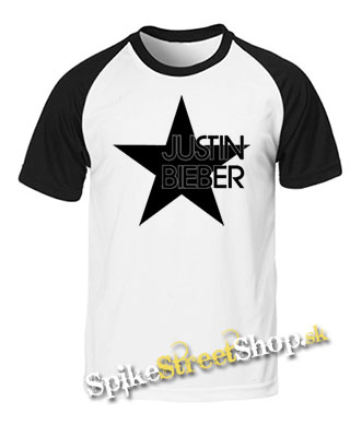 JUSTIN BIEBER - Star - dvojfarebné pánske tričko