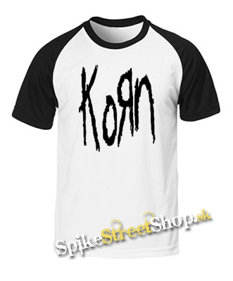 KORN - Logo - dvojfarebné pánske tričko