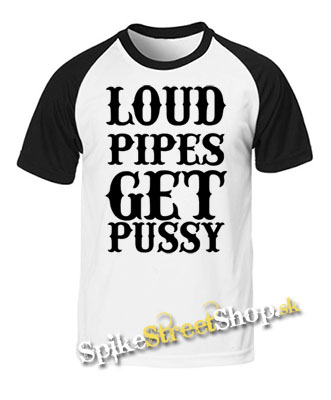 LOUD PIPES - dvojfarebné pánske tričko