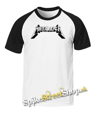 METALLICA - Master Of Puppets Logo - dvojfarebné pánske tričko